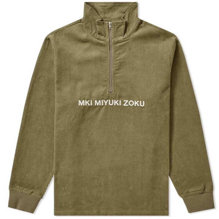 Photo: MKI Corduroy Quarter Zip Top