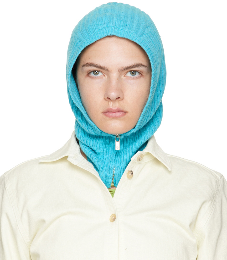 OPEN YY Blue Zip Balaclava