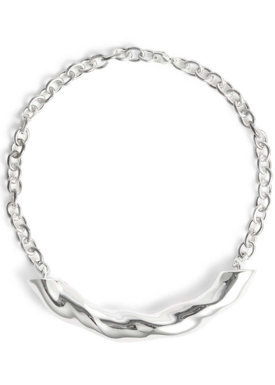 Agmes Astrid Sterling Silver Choker - One Size