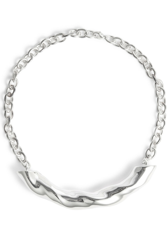 Photo: Agmes Astrid Sterling Silver Choker - One Size