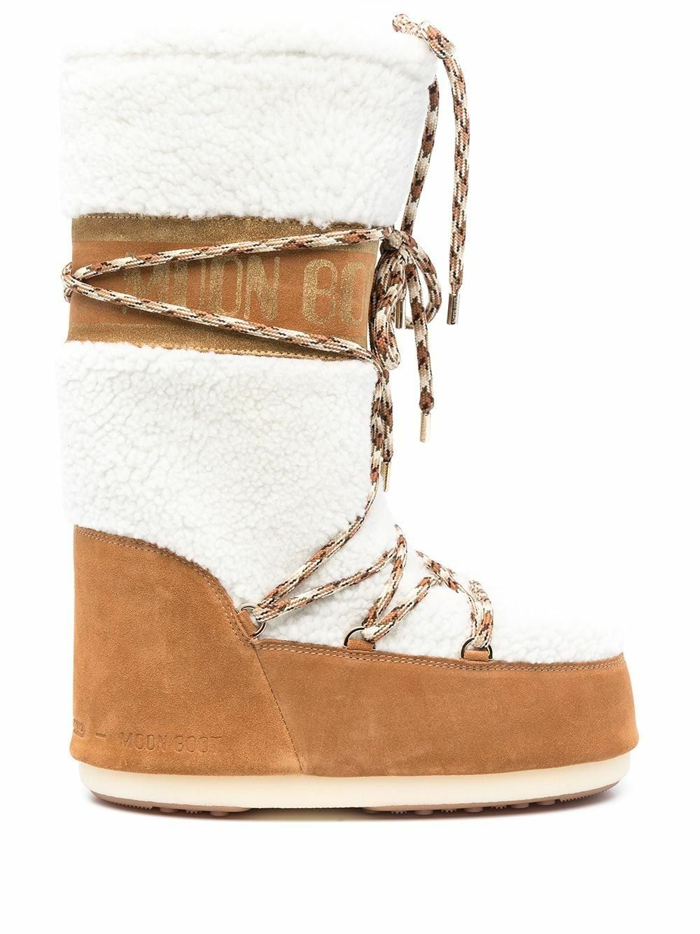 Moon Boot Brown Icon Shearling Snow Boots Moon Boot