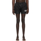 Balmain Black Logo Swim Shorts