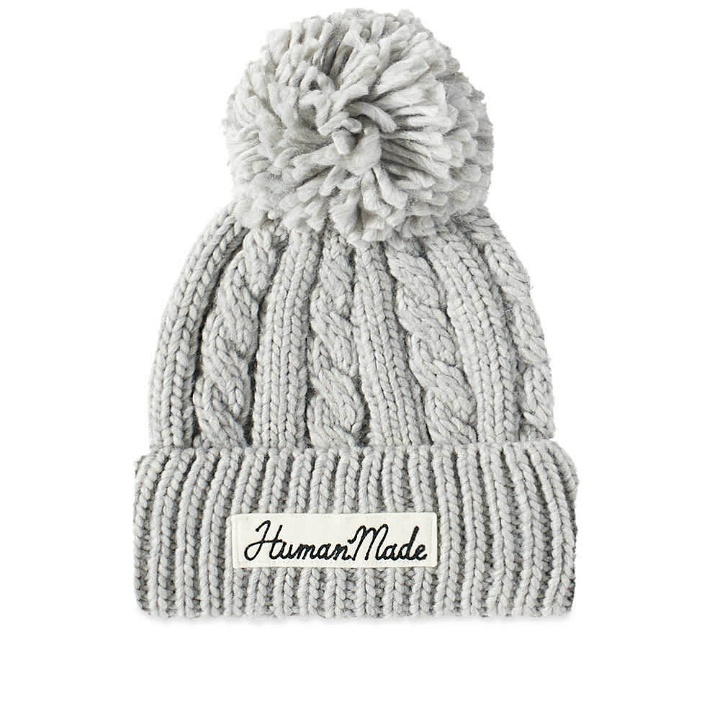 Photo: Human Made Men's Cable Pop Beanie in Grey
