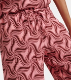 Dries Van Noten Printed mid-rise wide-leg pants