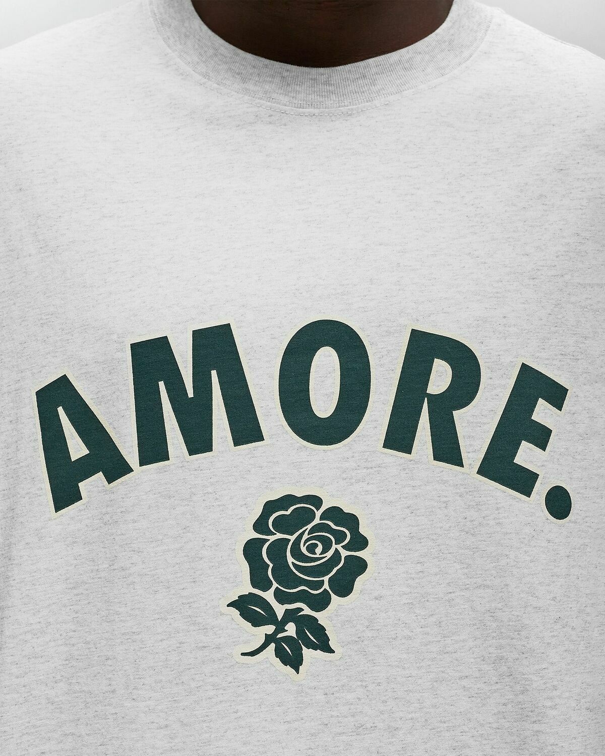 Bstn Brand Amore Tee Grey Shortsleeves