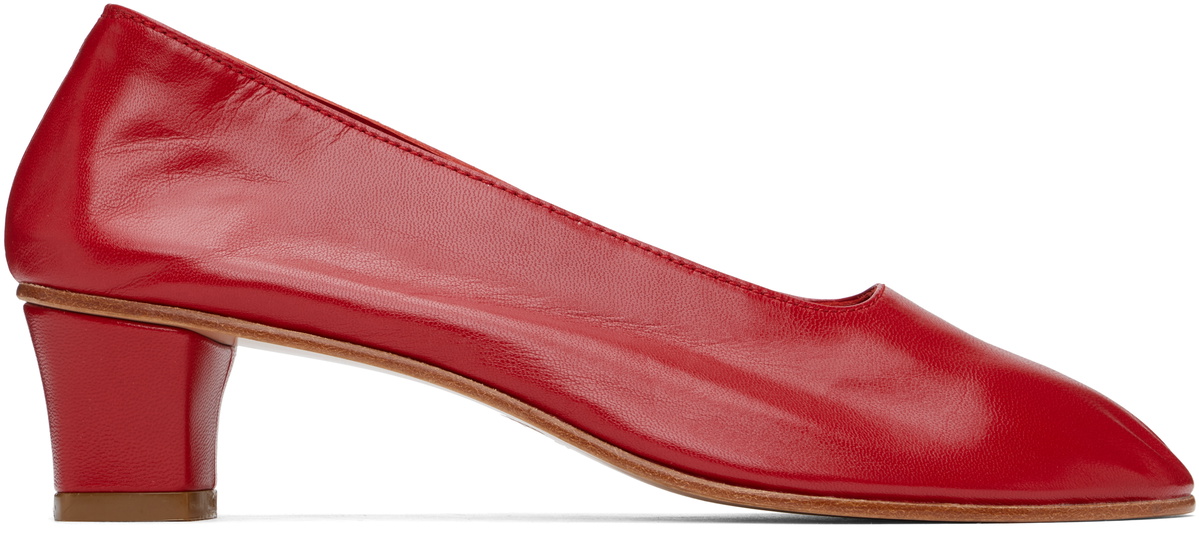 Martiniano Red High Glove Heels