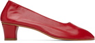 Martiniano Red High Glove Heels