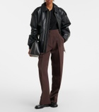 The Frankie Shop Solana wool, silk, and cashmere bodysuit