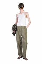 Laneus Pants In Green Cotton