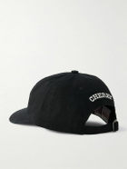 Cherry Los Angeles - Logo-Embroidered Embellished Cotton-Twill Baseball Cap
