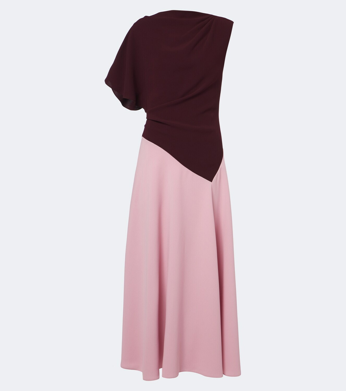 Roksanda Oryn draped asymmetric crêpe midi dress