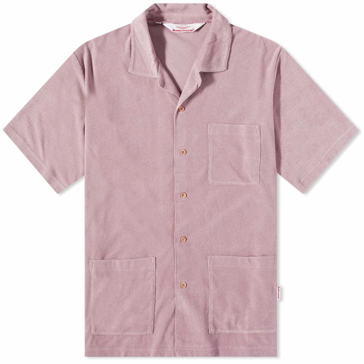 Photo: Battenwear Men's Lounge Shirt in Lavender