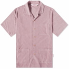 Battenwear Men's Lounge Shirt in Lavender