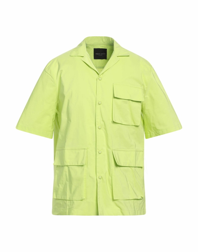 Photo: Roberto Collina Mens Shirt Lime in Green