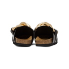 JW Anderson Black Leather Curb Chain Loafers