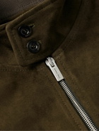 Boglioli - Suede Bomber Jacket - Brown