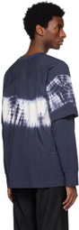 WYNN HAMLYN Gray Wave Long Sleeve T-Shirt