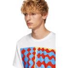 Comme des Garcons Homme Deux White Graphic T-Shirt