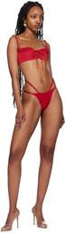 Dilara Findikoglu Red Antoinette Bikini