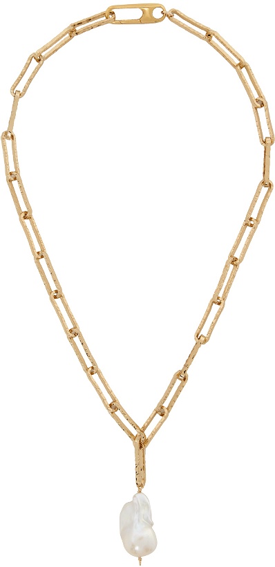 Photo: Alighieri Gold 'The Baroque Pearl Layer' Necklace