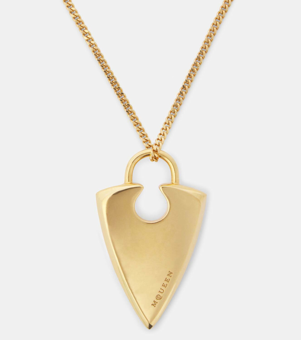 ネックレス・ペンダント MCQUEEN GOLD BRASS NECKLACE Alexander McQueen Gold Brass Necklace | italist