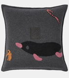 Loewe X Suna Fujita Mandrake wool cushion