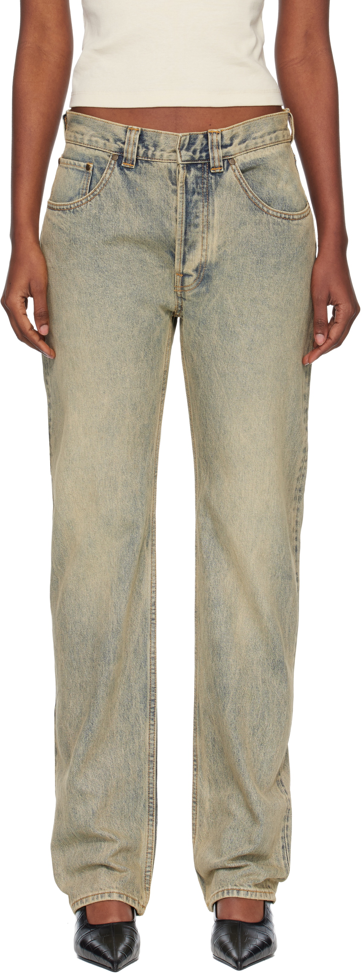 Entire Studios Blue Slem Jeans