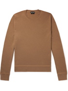 TOM FORD - Cashmere and Wool-Blend Sweater - Brown