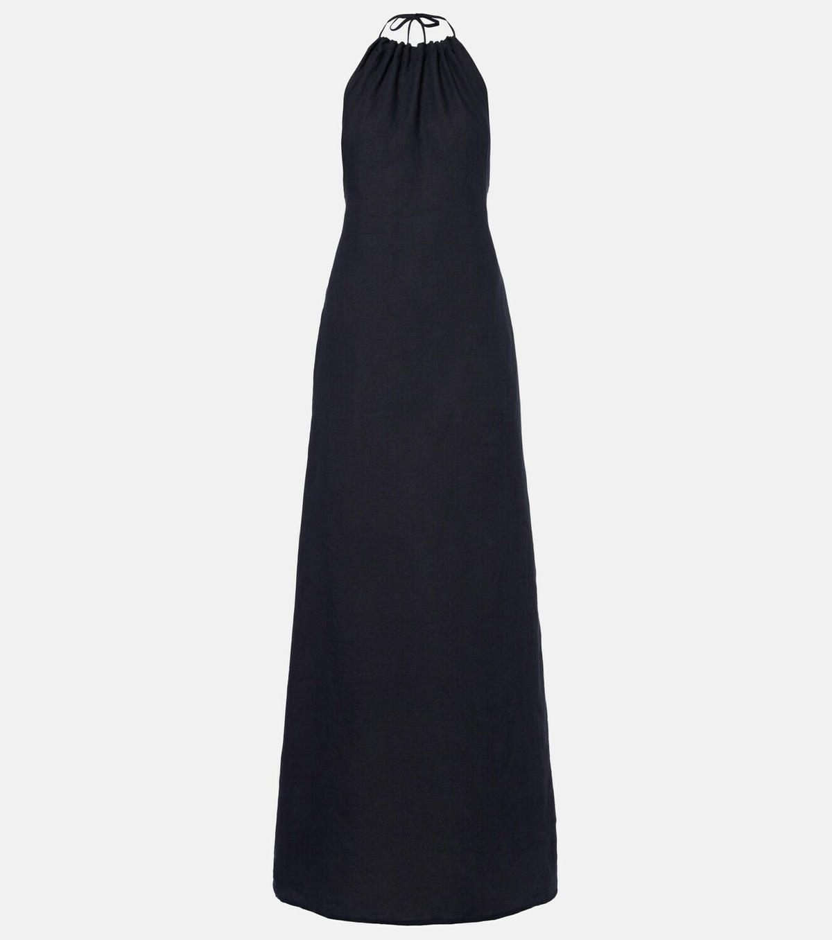 Nili Lotan Lelia halterneck linen maxi dress