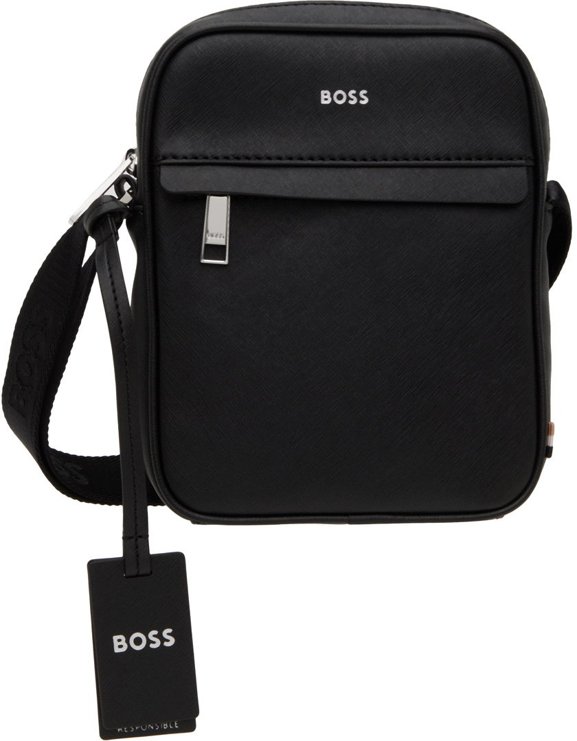 BOSS Black Structured Reporter Bag BOSS