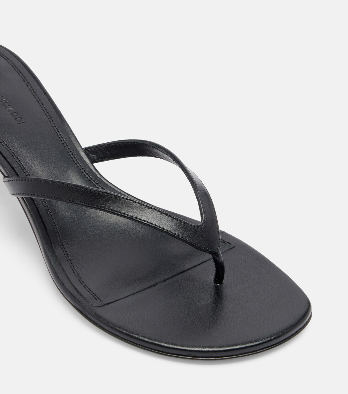 Amina Muaddi Juliette leather thong sandals