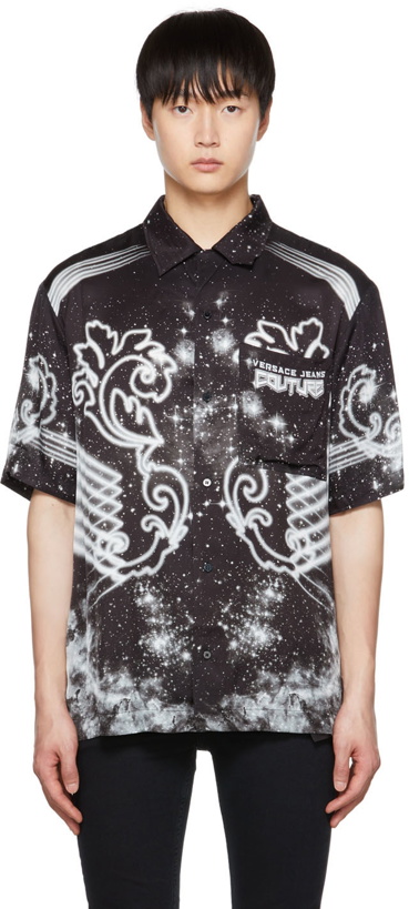 Photo: Versace Jeans Couture Black 'Space Couture' Shirt