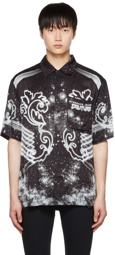 Versace Jeans Couture Black 'Space Couture' Shirt