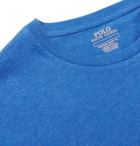 Polo Ralph Lauren - Slim-Fit Mélange Cotton-Jersey T-Shirt - Men - Blue