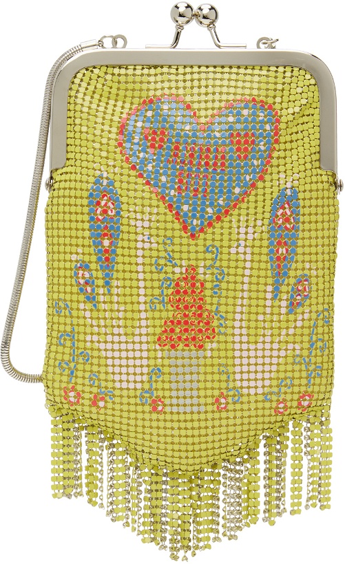 Photo: Anna Sui SSENSE Exclusive Yellow Chainmail Purse