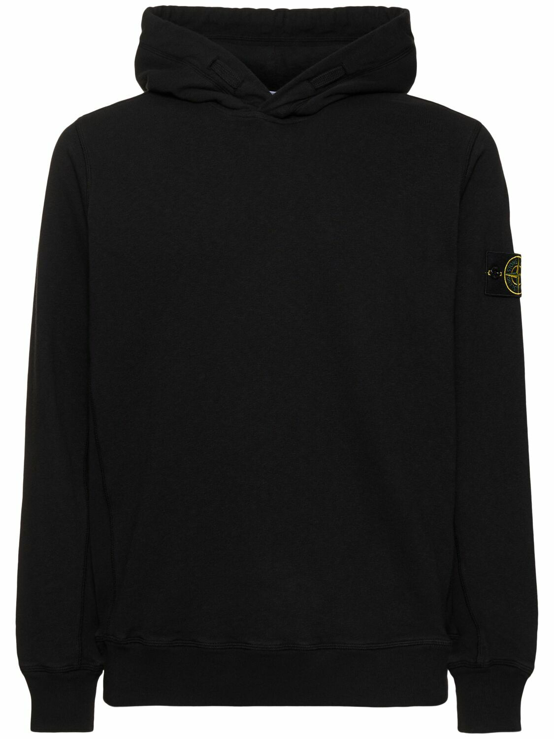 Stone Island Black Zip-Up Hoodie Stone Island Stone Island Black Zip-Up Hoodie Stone Island
