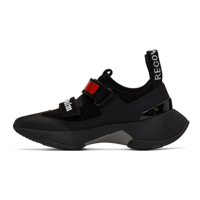 Palm Angels Sneakers Men Leather Black Red