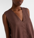 Asceno Derya linen minidress
