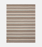 Missoni Forest cotton, wool and cashmere-blend throw