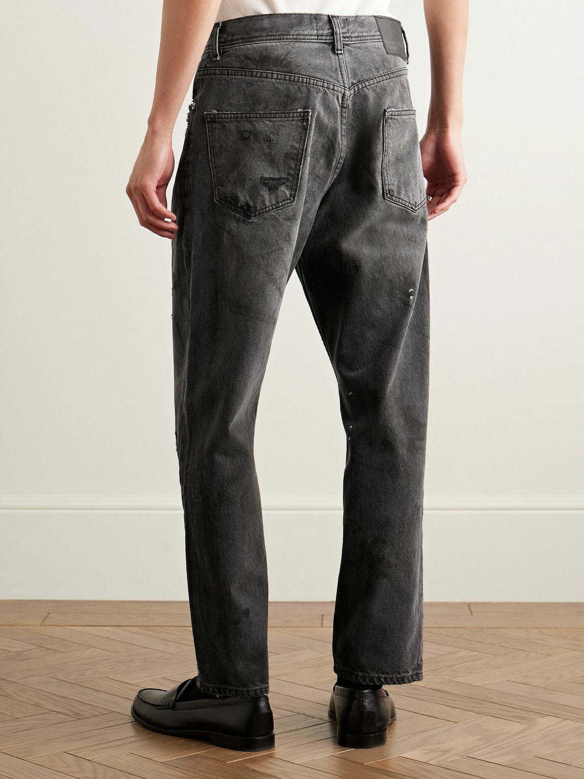 Enfants Riches Déprimés - Straight-Leg Paint-Splattered Distressed