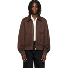 Casablanca Brown Monogram Cotton Blouson Jacket
