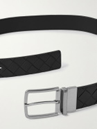 Bottega Veneta - 3.5cm Reversible Intrecciato Leather Belt - Black