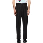 Valentino Black Undercover Edition Ninety Pleated Trousers