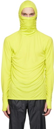 New Balance Yellow R.W.T Ntegral Balaclava Turtleneck