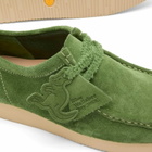 Clarks Originals Men's Wallabee in Green Suede
