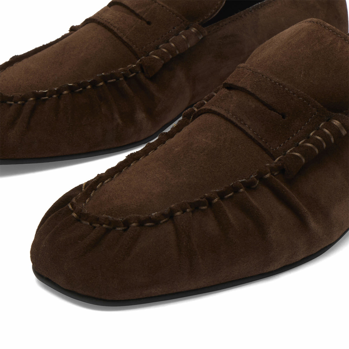 ALOHAS Women's Aven Leather Loafers in Suede Brown