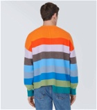 Loewe Anagram striped wool sweater