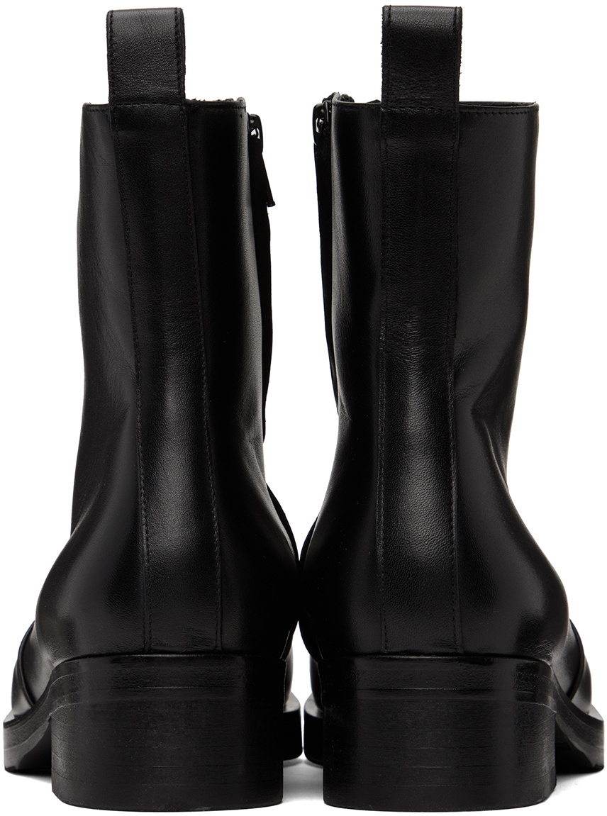 Studio Nicholson Black Square Boots