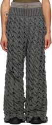 Isa Boulder SSENSE Exclusive Blue Basket Trousers