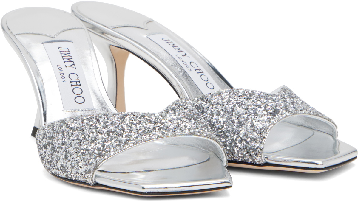 Jimmy Choo Silver Sandal Heel main image 0